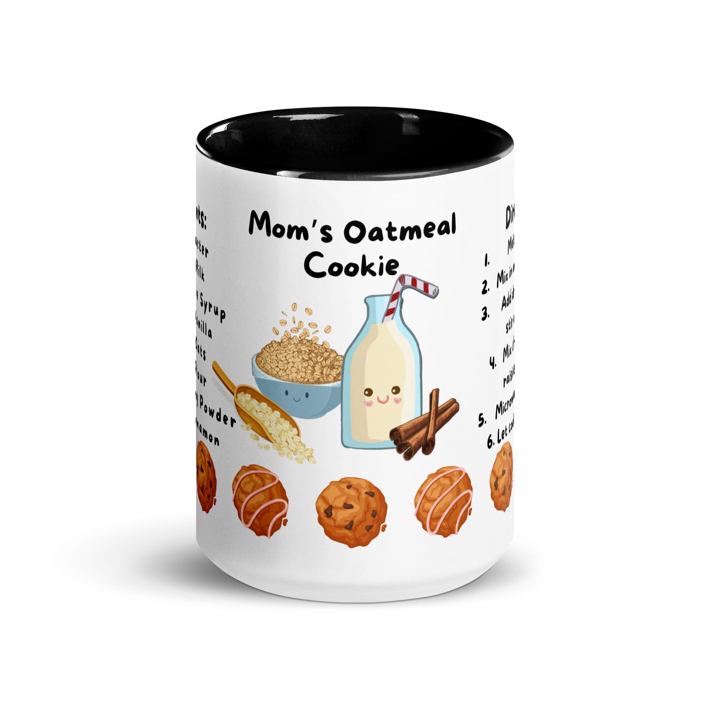 Mom's Oatmeal Cookie *Mug Cake Recipe Mug*