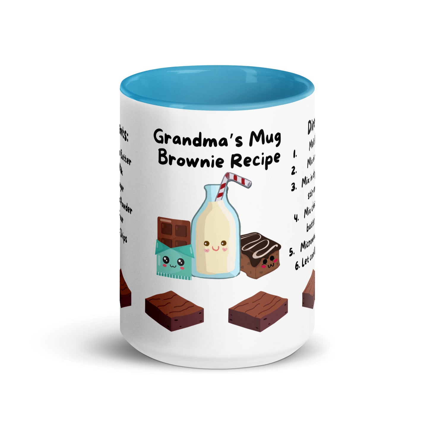 Grandma's Brownie *Mug Cake Recipe Mug*