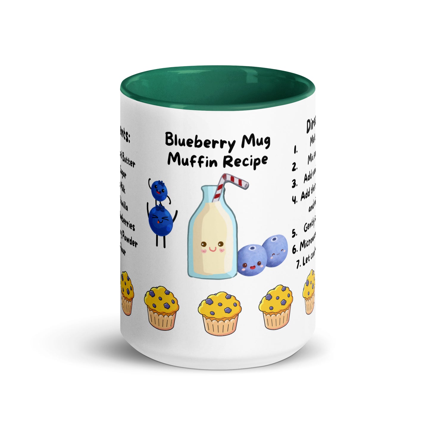 Blueberry Muffin *Mug Cake Recipe Mug*