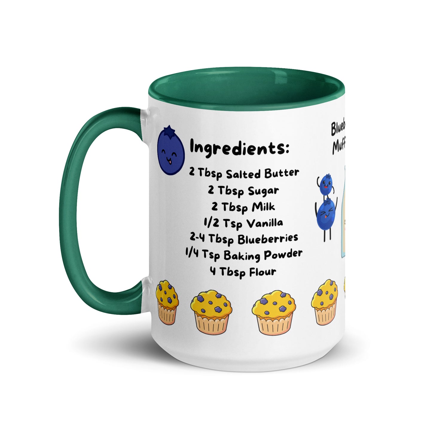 Blueberry Muffin *Mug Cake Recipe Mug*