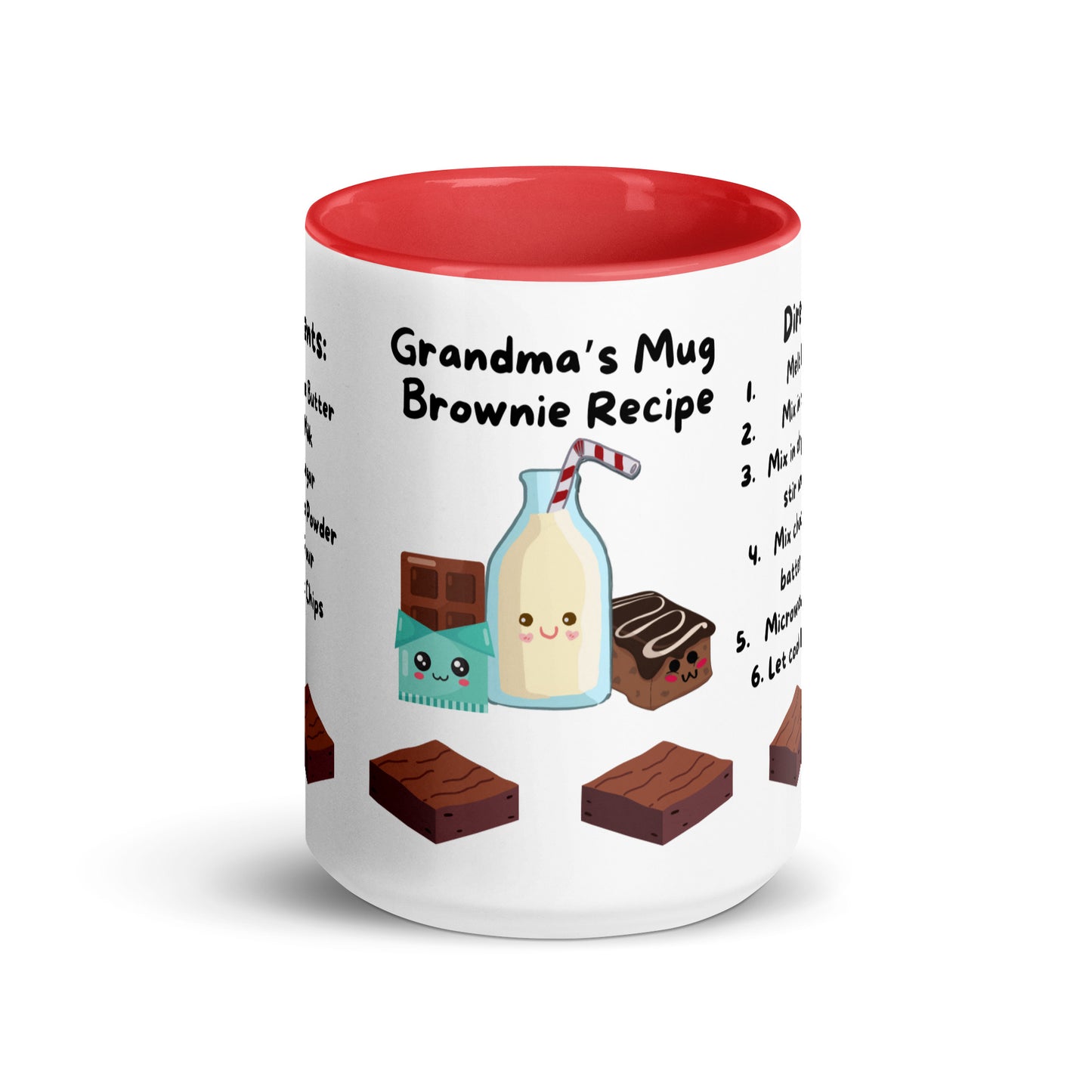 Grandma's Brownie *Mug Cake Recipe Mug*